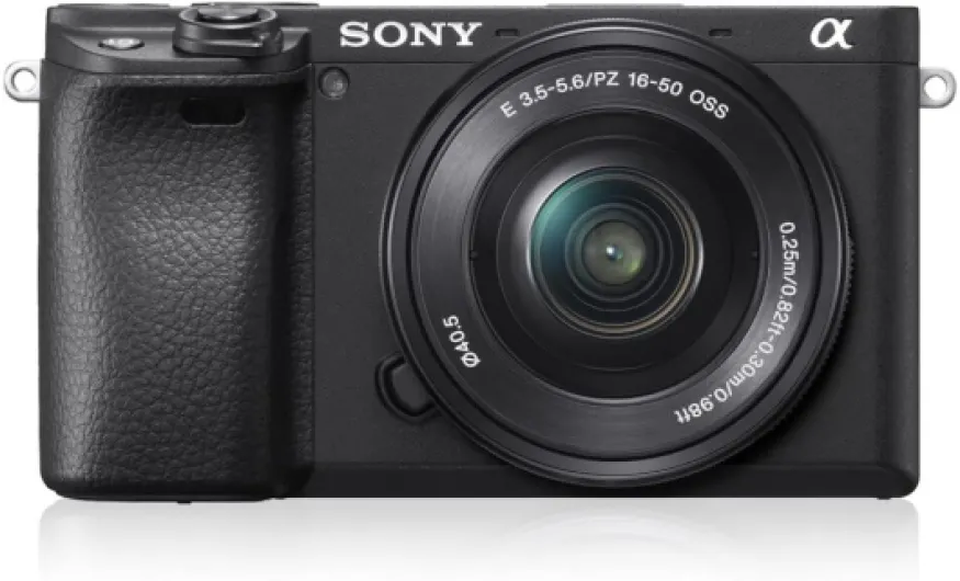 Alpha 6400-Appareil Photo Numérique Hybride APS-C en kit avec l'Objectif Zoom E 16-50mm f/3.5-5.6 PZ OSS (24,2 MP, AF en 0.02s, Suivi des Yeux, 4K HLG, Ecran Selfie Vlogging)(ILCE6400, A6400) Kit avec objectif 16-50 mm Unique