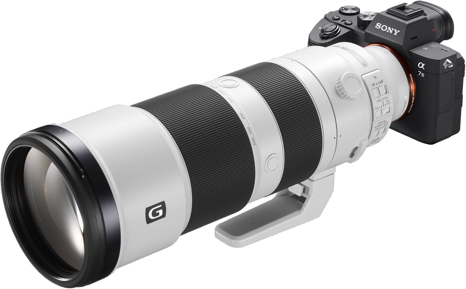 SEL200600G – 200-600 mm F5.6-6.3 G télézoom pour plein format et APS-C (grande portée, monture E, idéal pour le sport et la faune, compatible avec la série A7, ZV-E10, A6400, A6700) Unique