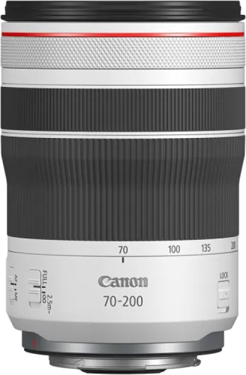 Objectif Canon RF 70-200 mm F4L IS USM, téléobjectif zoom, stabilisateur d'image optique 5 vitesses, photo voyage/sport/faune, compatible Canon EOS R Unique