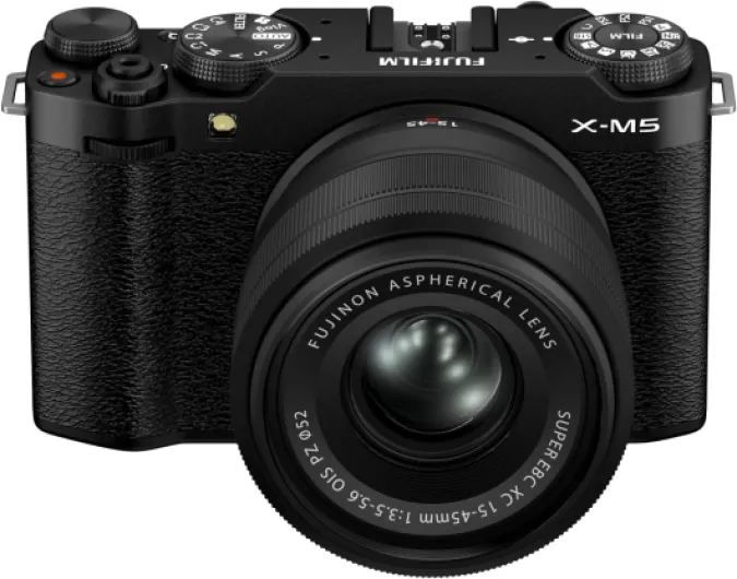 FUJIFILM X-M5 + XC15-45mm Kit Black Black Kit