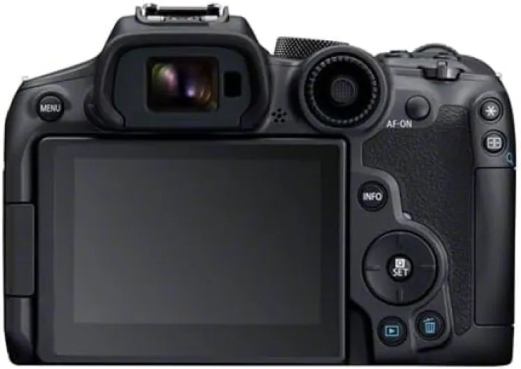 EOS R7 (Boîtier) - Appareil Photo Hybride - Capteur APS-C 32,5 MP, Autofocus CMOS Dual Pixel II - Appareil Photo Numérique 4K 60p, Prise de Vue en Continu Jusqu’à 15 ips - Bluetooth, Wi-Fi, WLAN Unique