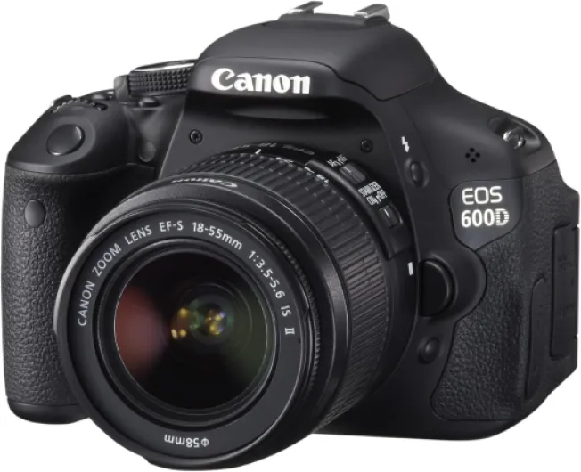 Appareil photo numérique SLR Canon EOS 600D (18 mégapixels, 7,6 cm, écran pivotant, Full HD) Kit avec objectif EF-S 18-55 mm