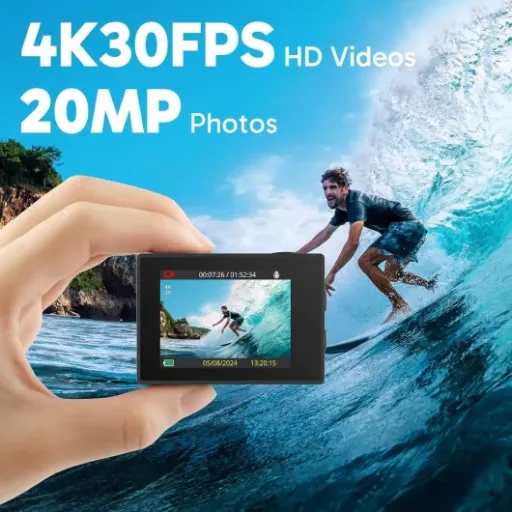 Test AKASO Caméra Sport 4K EK7000 : une option correcte pour les aventures sous-marines
