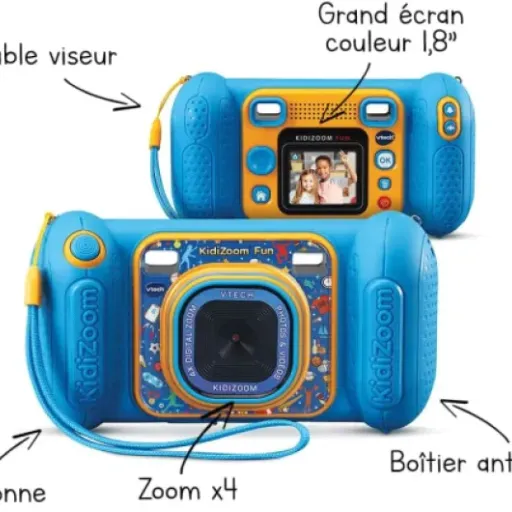Test KidiZoom Fun Bleu : L'appareil photo qui amuse les petits