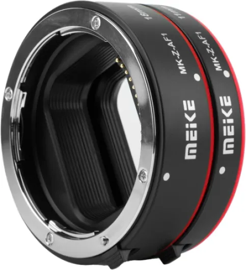 Meike MK-Z-AF1 Ensemble de Tubes d'extension Macro à Mise au Point Automatique en métal (11 mm + 18 mm) Compatible avec Nikon Z5 Z6 Z6II Z7 Z7II Z50