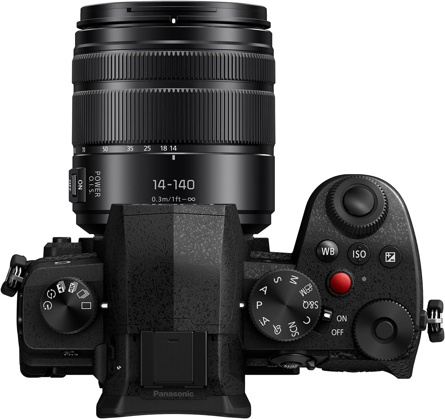 Lumix G97 - Appareil Photo Hybride + Objectif Lumix 14-140mm (Capteur 4/3 20MP, Double stabilisation, Viseur OLED Vidéo 4K illimité, Vlog-L, Wi-FI, Bluetooth, Tropicalisé) Noir