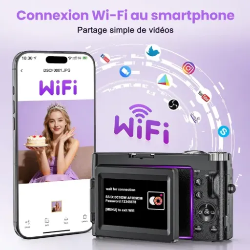 Test SIXTARY DC102 : le petit appareil 4K qui vise les vlogs à petit budget