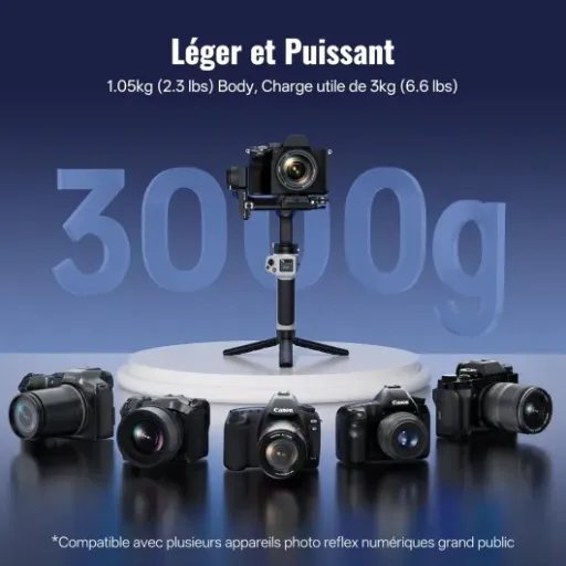 Test ZHIYUN CINEPEER Weebill 3E : le gimbal compact qui fait le job (si tu prends le temps de le dompter)