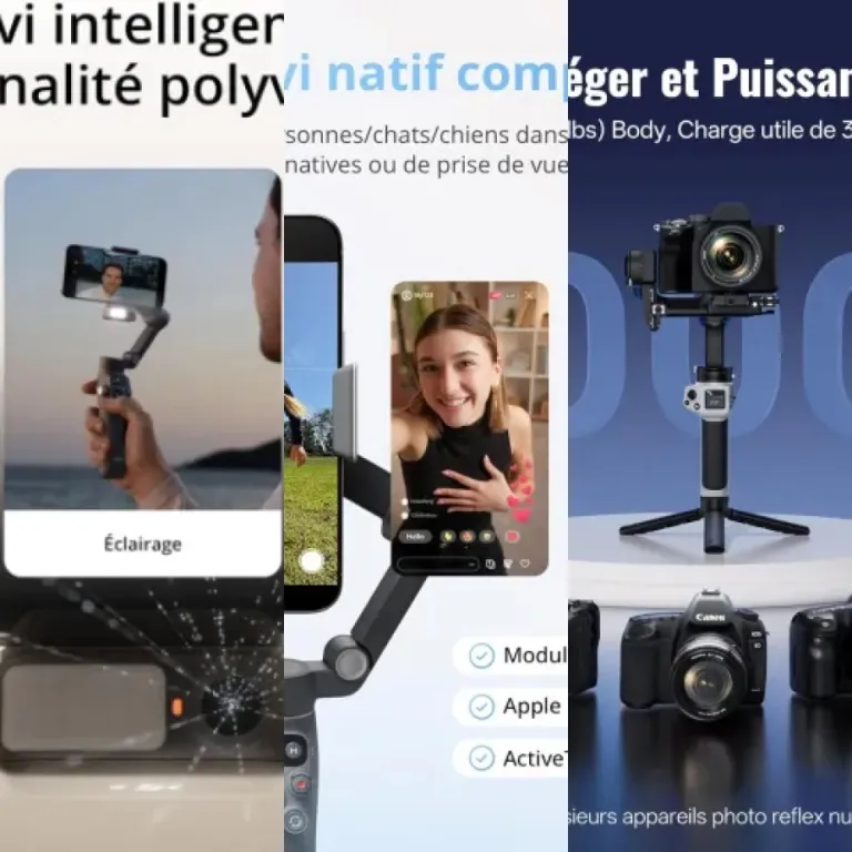Classement des 5 meilleurs stabilisateur appareil photo (2026)
