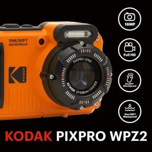 Test Kodak Pixpro WPZ2 : le petit compact baroudeur pour la piscine et la plage