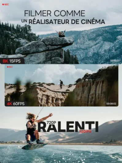 Appareil Photo Numérique, 8K 64MP avec Autofocus et Zoom 16x - Écran IPS 3" 180° - CMOS Capteur F1.8 - Carte 64GB + 2 Batteries - Kit Création Youtube/Instagram (Noir)
