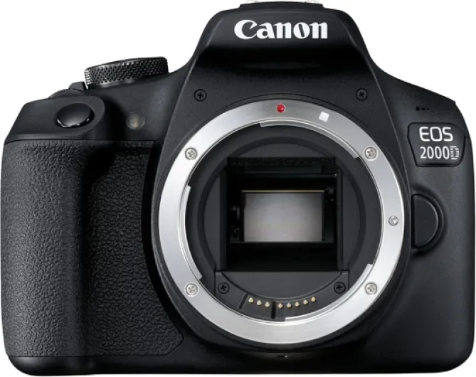 EOS 2000d - Appareil Photo Réflex + (APS-C, 24.1 MP, WiFi, Full HD) + Objectif EF-S 18-55mm f/3,5-5,6 DC III, Noir