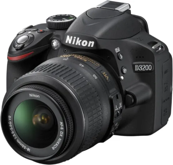 D3200 Appareil photo numérique Reflex 24.2 Kit Objectif AF-S DX 18-55 mm Noir Kit 18-55 mm