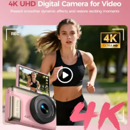 Test TOAIOHO V6 4K Rose : le petit appareil pour ados, vlogs et selfies sans se prendre la tête