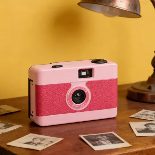 Test Appareil Photo Argentique 35 mm Rose : le petit jouet vintage pour s’initier au film sans se ruiner