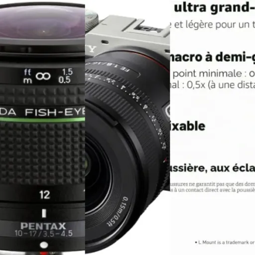 Top Objectif appareil photo ultra grand angle