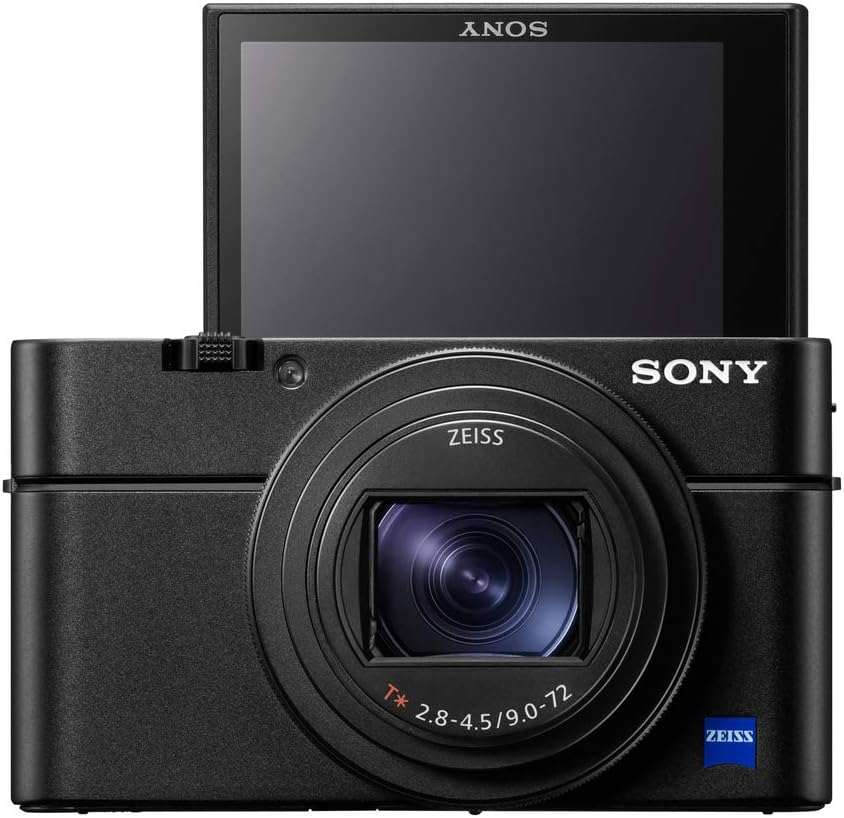 RX100 VII – Appareil Photo Compact Premium (Capteur 1", Vidéo 4K, Zoom ZEISS 24-200 mm F2.8-4.5, Autofocus des Yeux Humain & Animal, Écran Inclinable – Idéal pour Voyages, Vlogs & Action) individuel