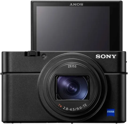 RX100 VII – Appareil Photo Compact Premium (Capteur 1", Vidéo 4K, Zoom ZEISS 24-200 mm F2.8-4.5, Autofocus des Yeux Humain & Animal, Écran Inclinable – Idéal pour Voyages, Vlogs & Action) individuel