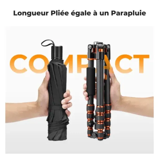 Test K&F Concept A225C0 carbone : le trépied voyage qui mise tout sur le poids plume