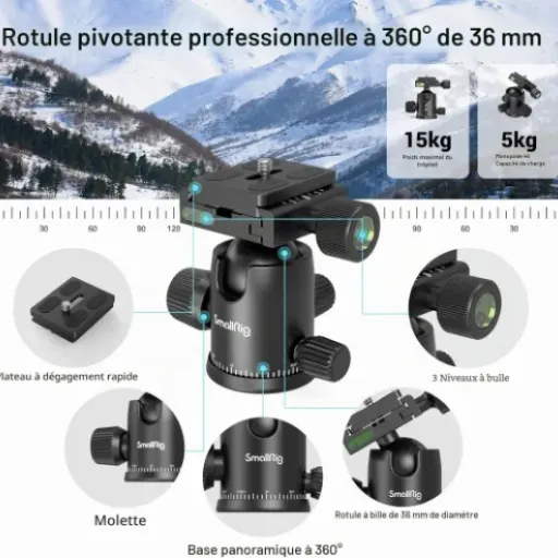 Test SMALLRIG CT-10 (3935) : le trépied/monopode costaud mais pas vraiment ultra léger