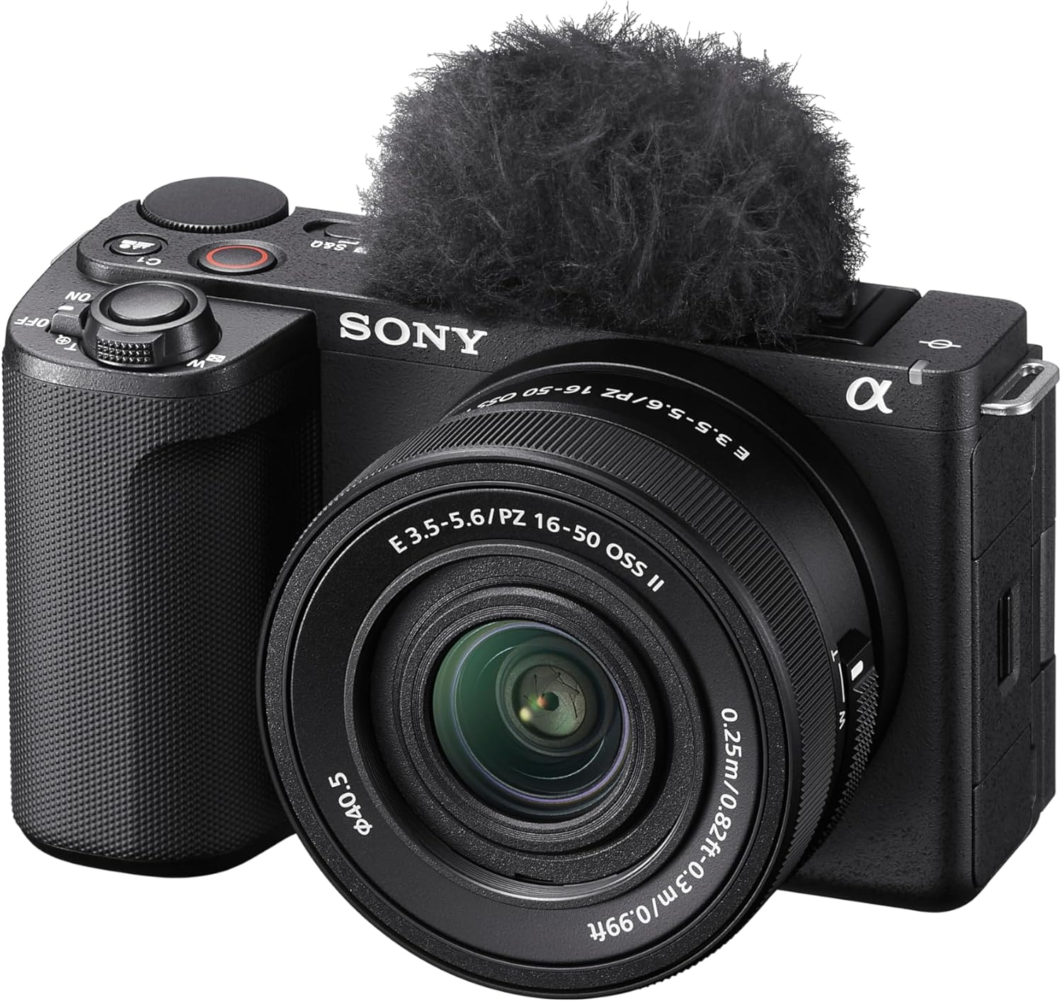 ZV-E10 II - Appareil Hybride à objectifs interchangeables APS-C avec 16-50 mm f/3.5-5.6 (Vidéo 4K60p 4:2:2 10 Bits, 26 MP, Stab - Digitale, Eye AF en Temps réel) Seul ZV-E10 II + 16-50mm