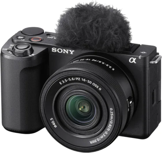 ZV-E10 II - Appareil Hybride à objectifs interchangeables APS-C avec 16-50 mm f/3.5-5.6 (Vidéo 4K60p 4:2:2 10 Bits, 26 MP, Stab - Digitale, Eye AF en Temps réel) Seul ZV-E10 II + 16-50mm