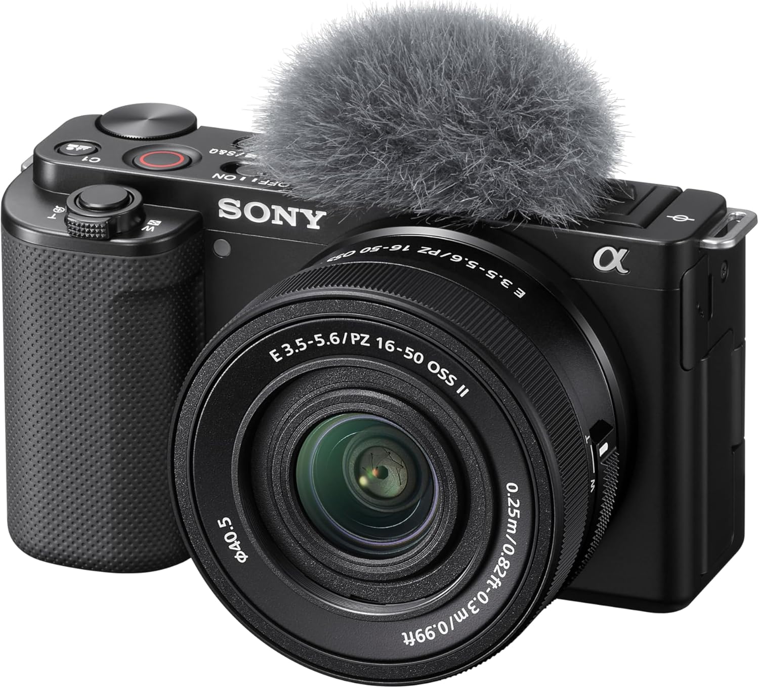 ZV-E10K Appareil Photo Hybride (APS-C) avec Objectif Power Zoom 16-50 mm f/3,5-5,6 II – écran orientable et inclinable, autofocus Eye AF en Temps réel, idéal pour Vloggers et débutants ZV-E10 + 16-50mm II Seul