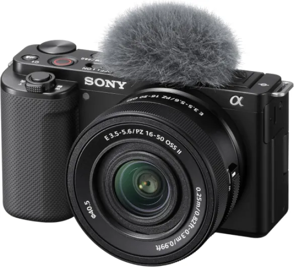 ZV-E10K Appareil Photo Hybride (APS-C) avec Objectif Power Zoom 16-50 mm f/3,5-5,6 II – écran orientable et inclinable, autofocus Eye AF en Temps réel, idéal pour Vloggers et débutants ZV-E10 + 16-50mm II Seul