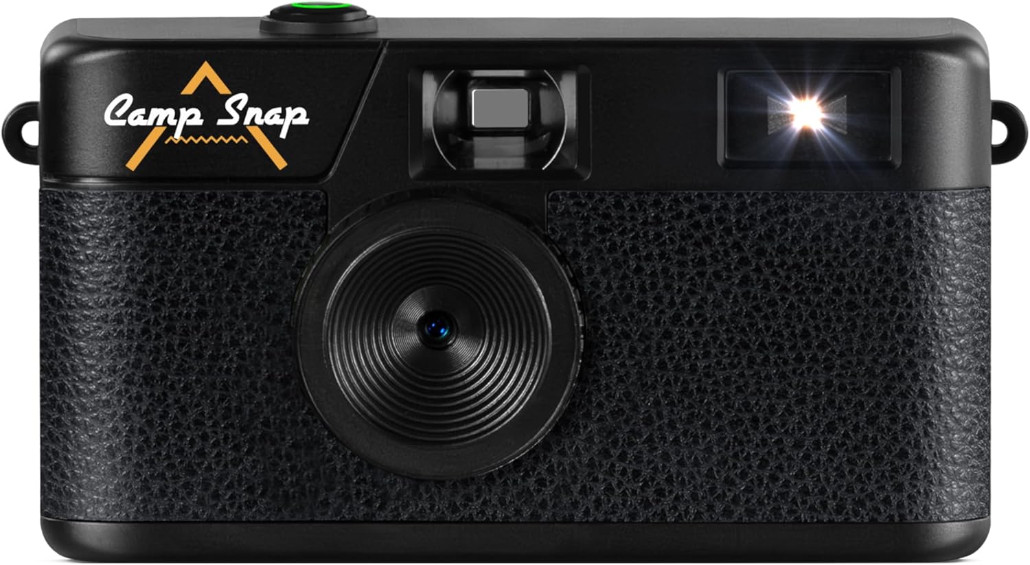 Camp Snap Appareil Photo Numérique,8MP Style Argentique Vintage, sans Écran et Format Compact,Stockage 2000+ Photos,Rechargeable USB,Idéal pour Voyage et Aventure en Plein Air - Noir
