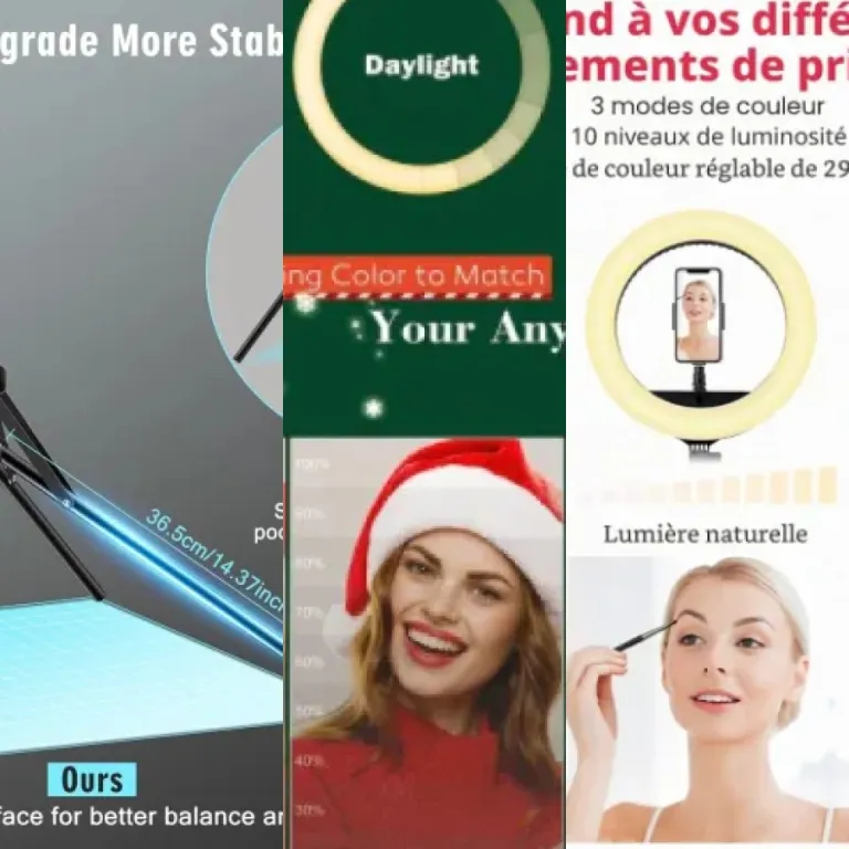 Top 5 : meilleurs anneau lumineux appareil photo (2026)