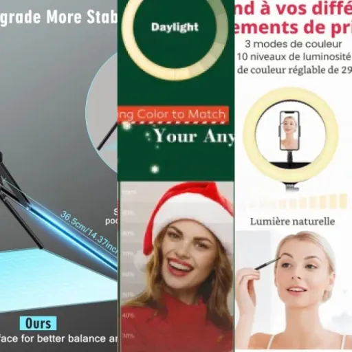 Top Anneau lumineux appareil photo